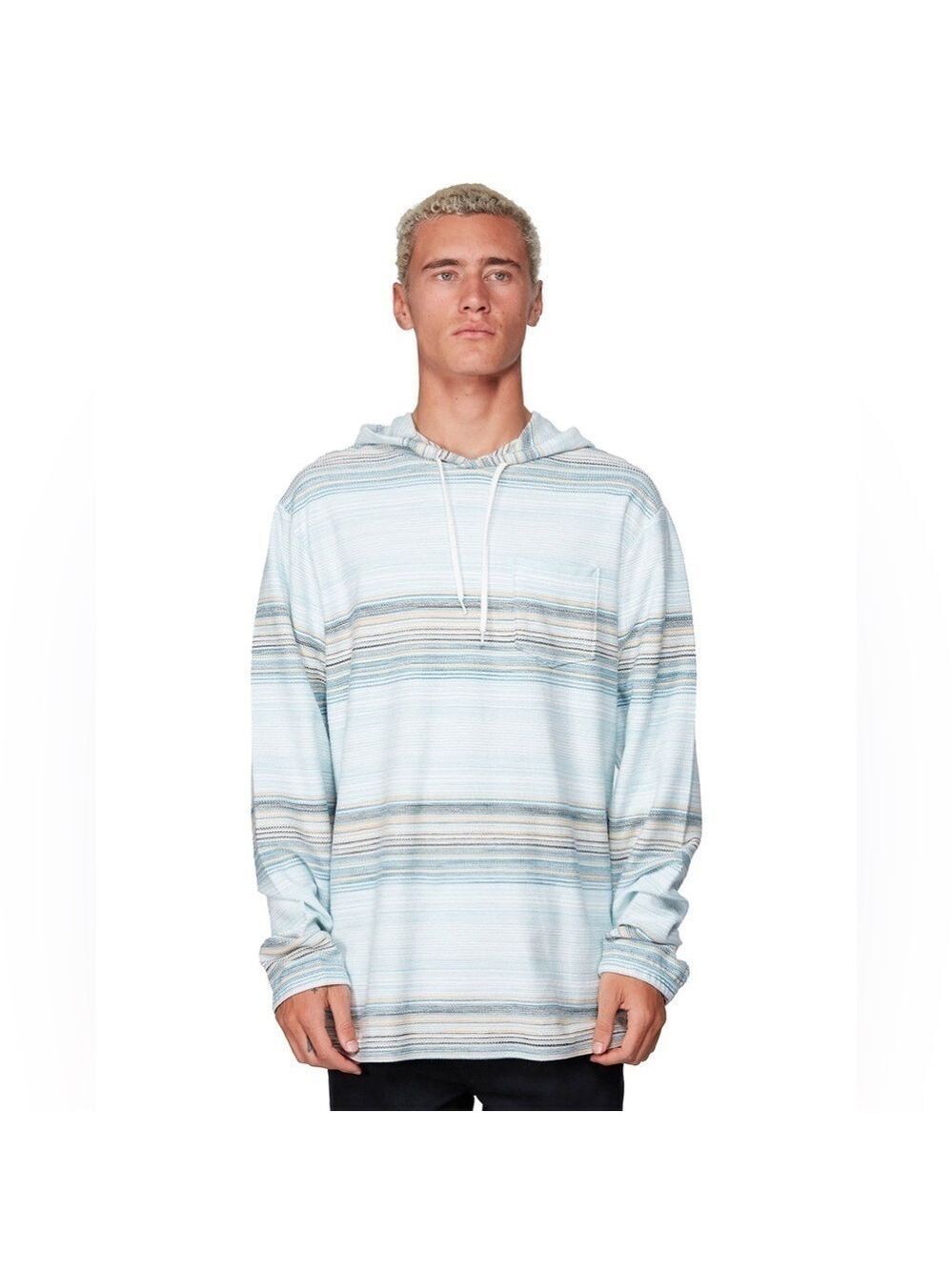 Billabong Men’s Flecker Hombre Pullover Hoodie – Jacquard Knit Surf Style